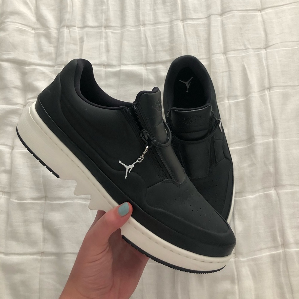 Jordan 1 Black Zip-Up Jesters